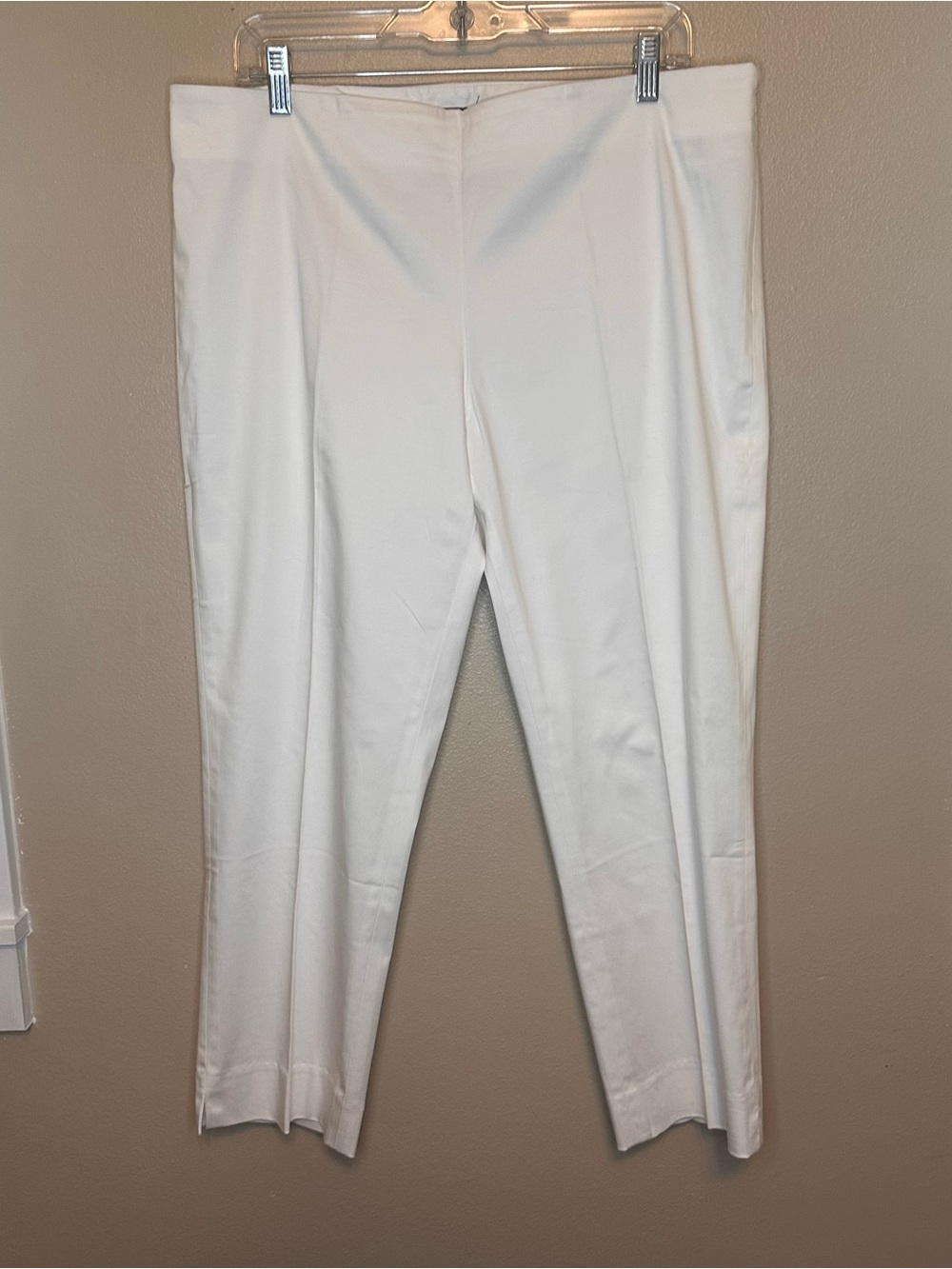 Jones New York White Stretch Dress Pants